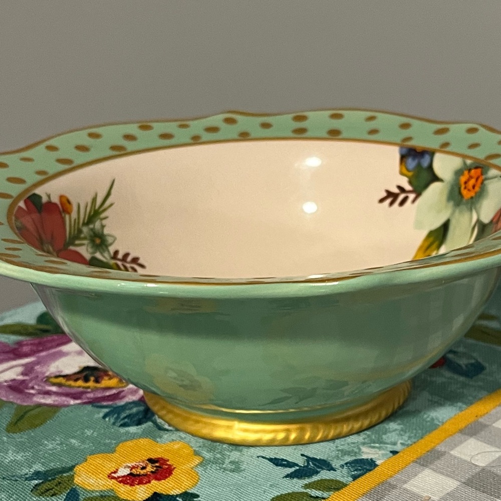 🌺 EUC The Pioneer Woman Christmas / Holiday Charm 8” Vegetable Bowl, Qty 1 - Picture 6 of 10
